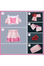 2XXT Cosplay Uma Musume Pretty Derby Meni Shuki Rush-sshu 4th Anniversary Live Pink Outfit Cosplay Costume